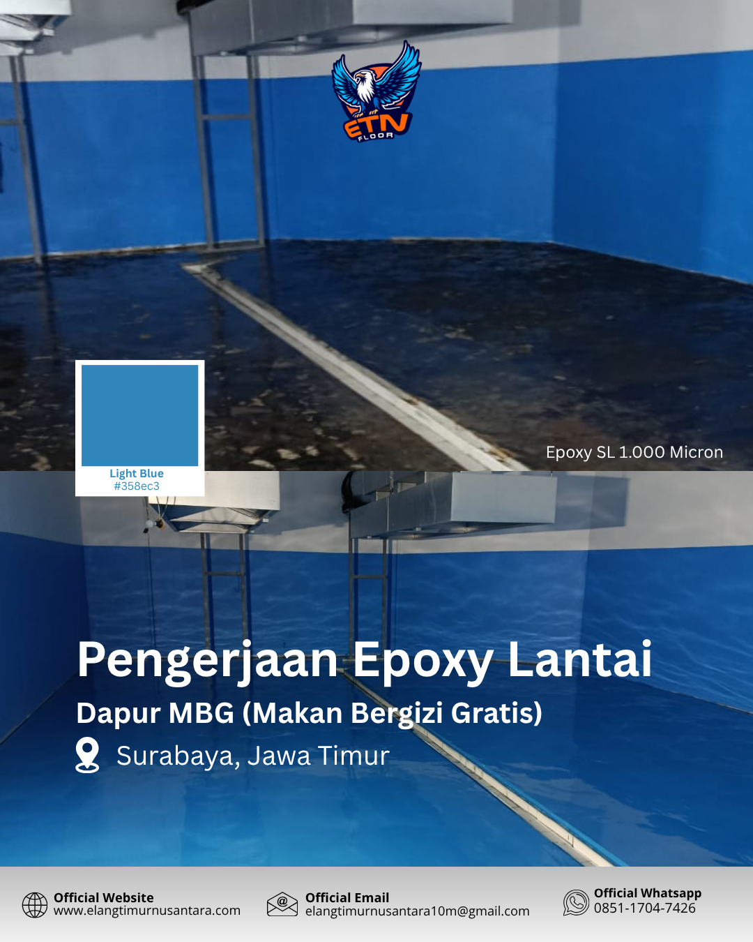 Dapur MBG, Surabaya, Jawa Timur