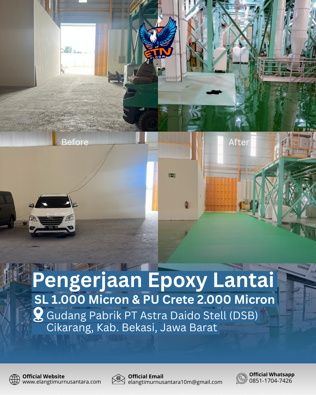 Gudang Pabrik PT Astra Daido Stell, Cikarang, Jawa Barat (2)