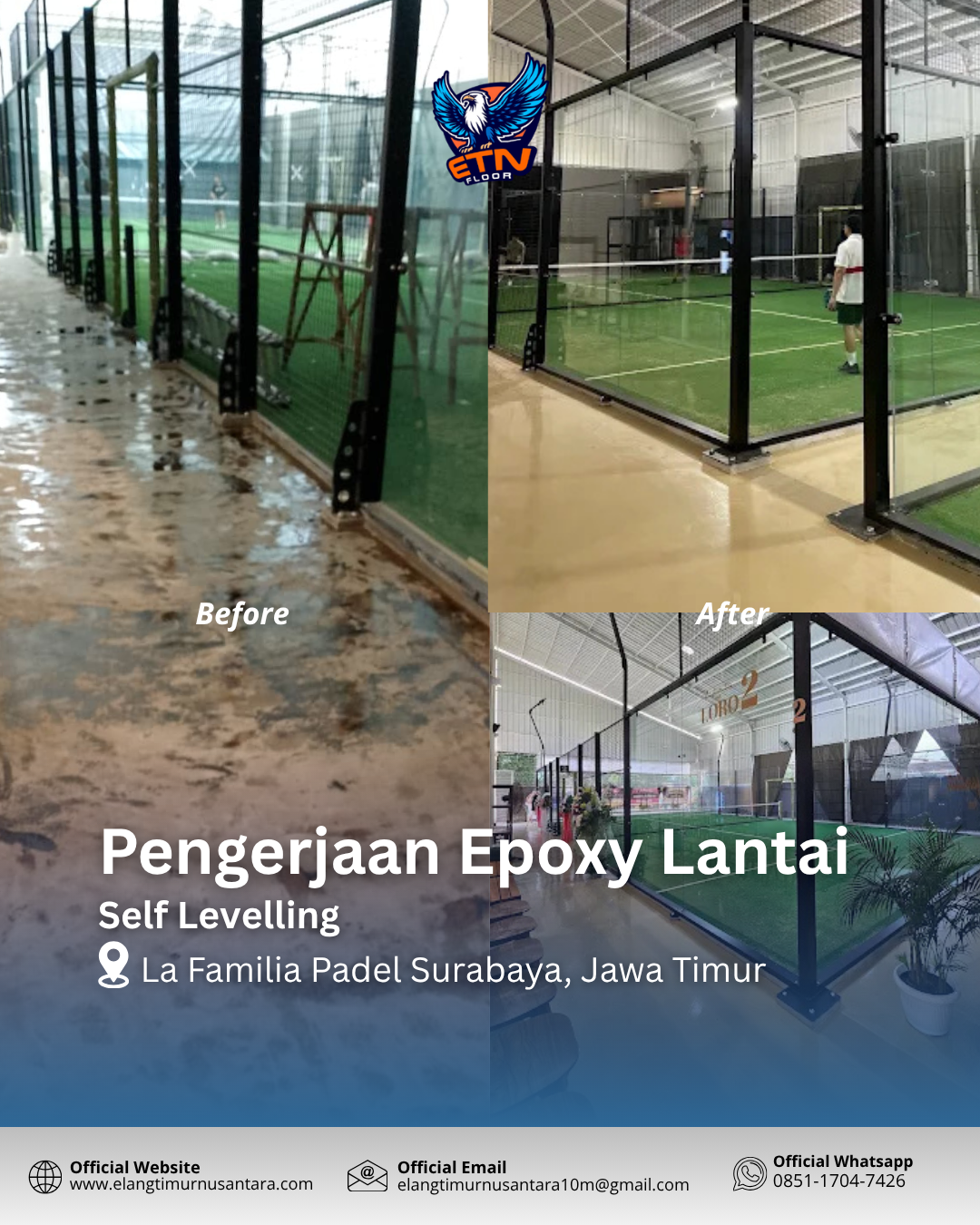 La Familia Padel Surabaya, Jawa Timur