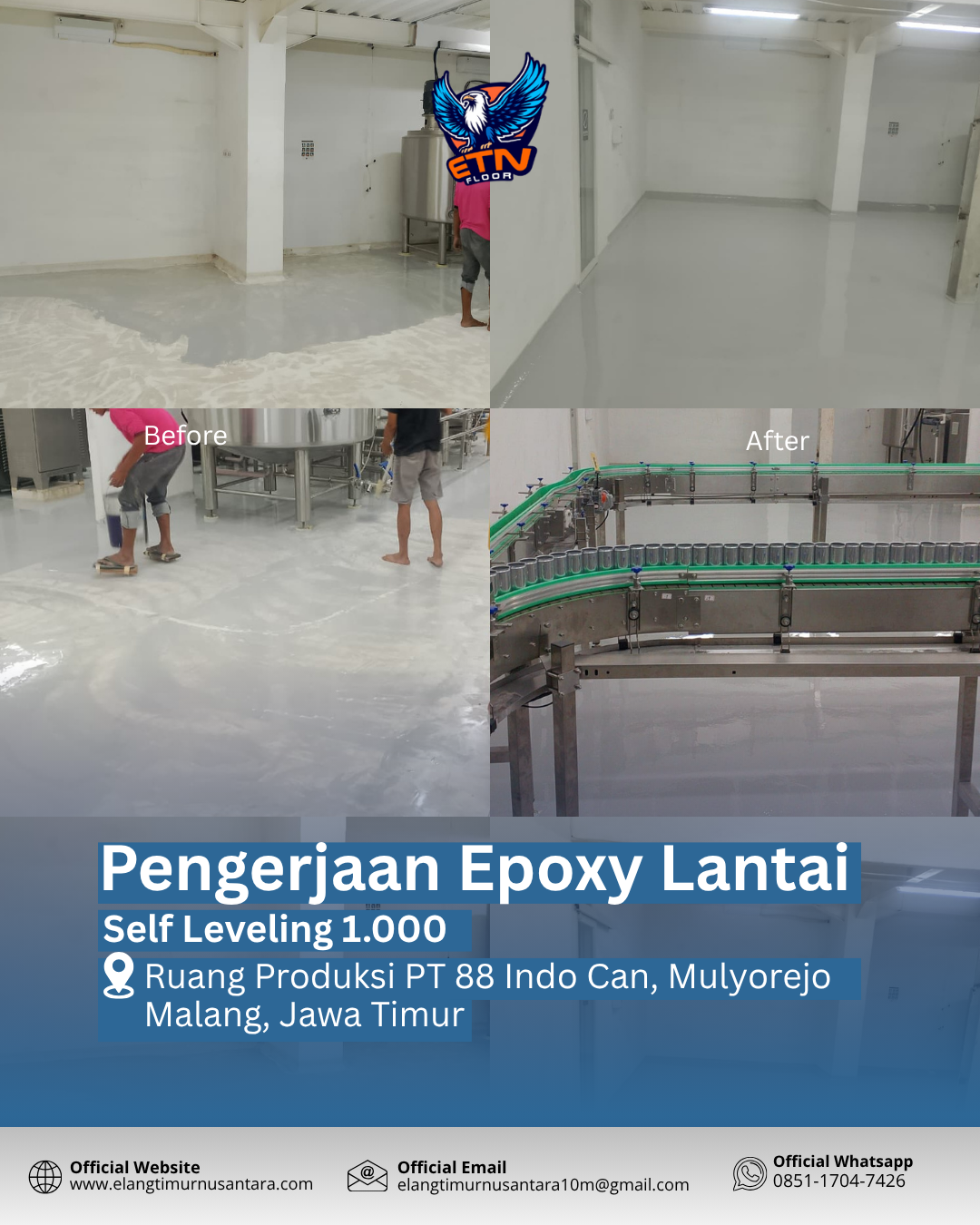 PT Indo Can, Malang